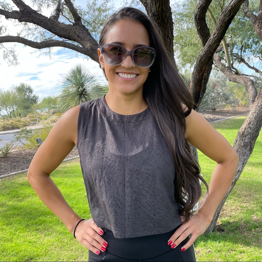 Lululemon Cropped Train Tank